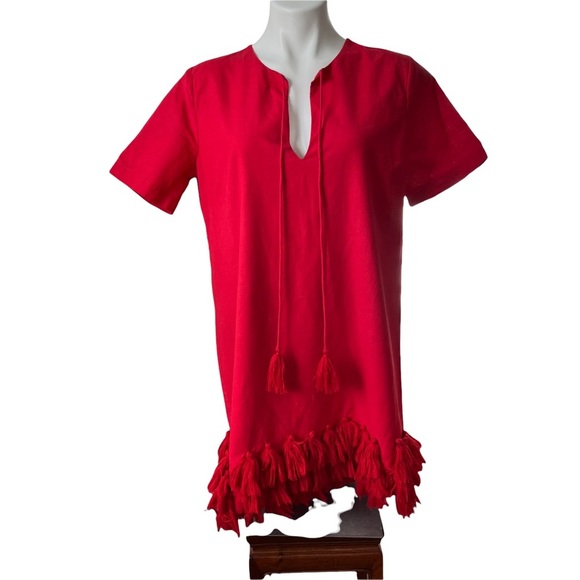 Tularosa Samantha Dress Bright Red - Picture 3 of 12